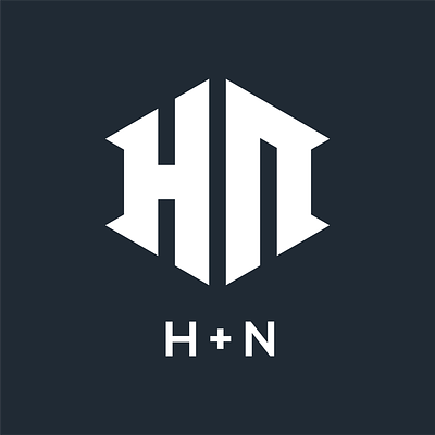 H + N LOGO MONOGRAM animasi ilustration instagrampost jho dsn logo logomonogram monogram monogram logo