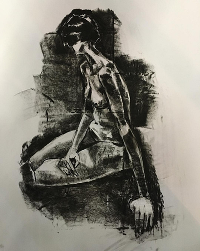 Figure Drawing art charcoal drawing figure drawing human figure illustration pencil people traditional art traditional media