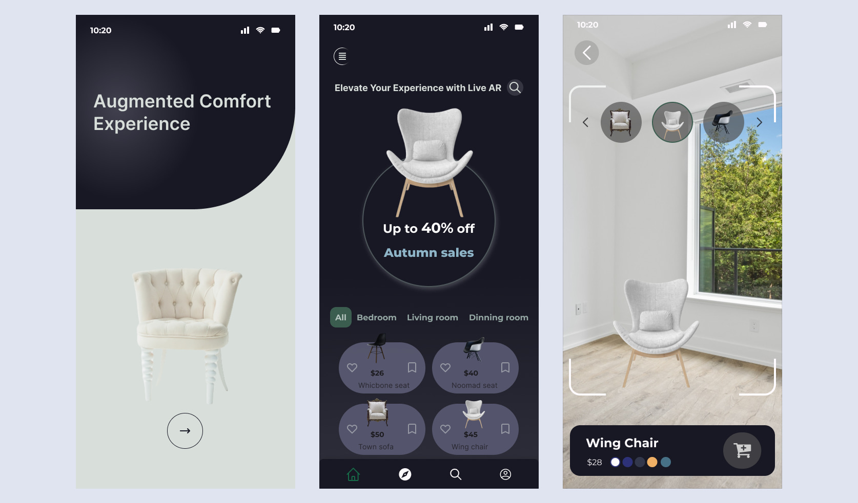 Furniture mobile design