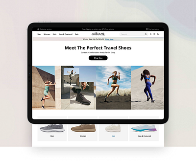 Allbirds Website Redesign figma uiui web design