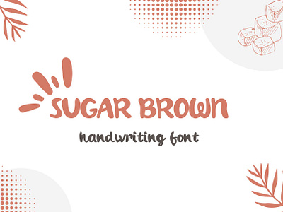 Sugar Brown Cute font>>https://creativemarket.com/Ruddean2109 basic font craft font cute font design display font font graphic design handwriting modern font simple font typography