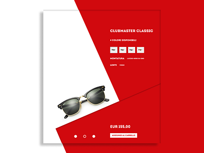Ray-Ban Concept design concept fashion glasses ray ban red