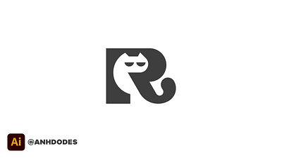 Letter R Cat monogram typography logomark design by @anhdodes 3d anhdodes anhdodes logo animation branding cat logo design graphic design illustration letter r logo logo logo design logo designer logo for sale logoadoni logodesign minimalist logo minimalist logo design motion graphics ui