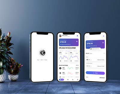Crypto currency Exchange mobile app crypto figma mobile app ui