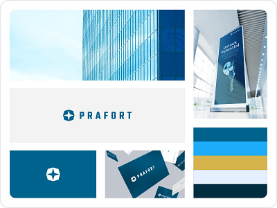 Prafort - Brand Identity brand identity branding design graphic design logo typography visual identity