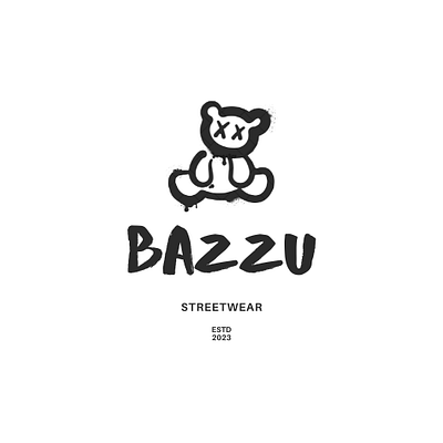 BAZZU STREETWEAR LOGO DESIGN bazzu branding fashion graphic design logo streetwear