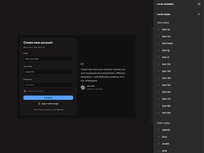 Responsive Forms Component in Figma auto layout components dark mode design design system designer figma forms input interface material modular responsive text field ui ui kit ux ux design variables web dsigner