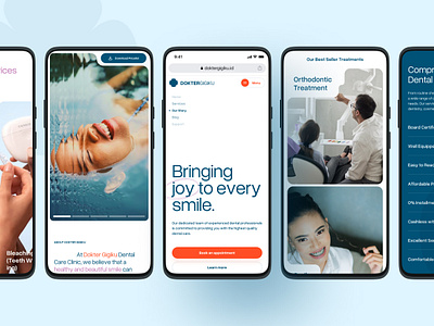 DokterGigiku Mobile Website branding clinic company website dental dentist dentistry doctor health health care landing page mobile orthodontics responsive tooth ui ui design ux web website website design