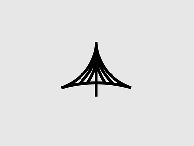 Symbol bridge graphic design icon logo logo design logotype minimalist simple symbol