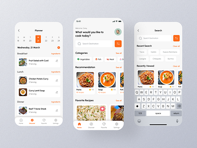 Meal planner apps animation branding food apps graphic design home ios meal planner apps mobile application motion graphics restaurant ui