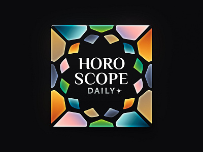 Horoscope Daily + apple podcasts art for audio branding illustration podcast channel premium podcast