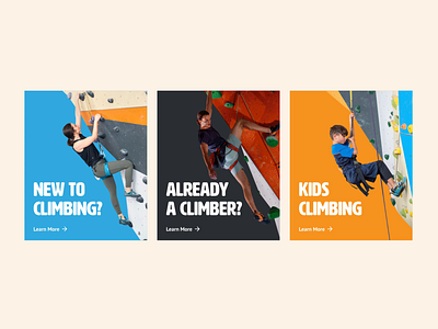 Hub Climbing Levels card design climbing gym levels uiux web web design website
