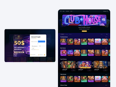 Live Casino motion graphics ui