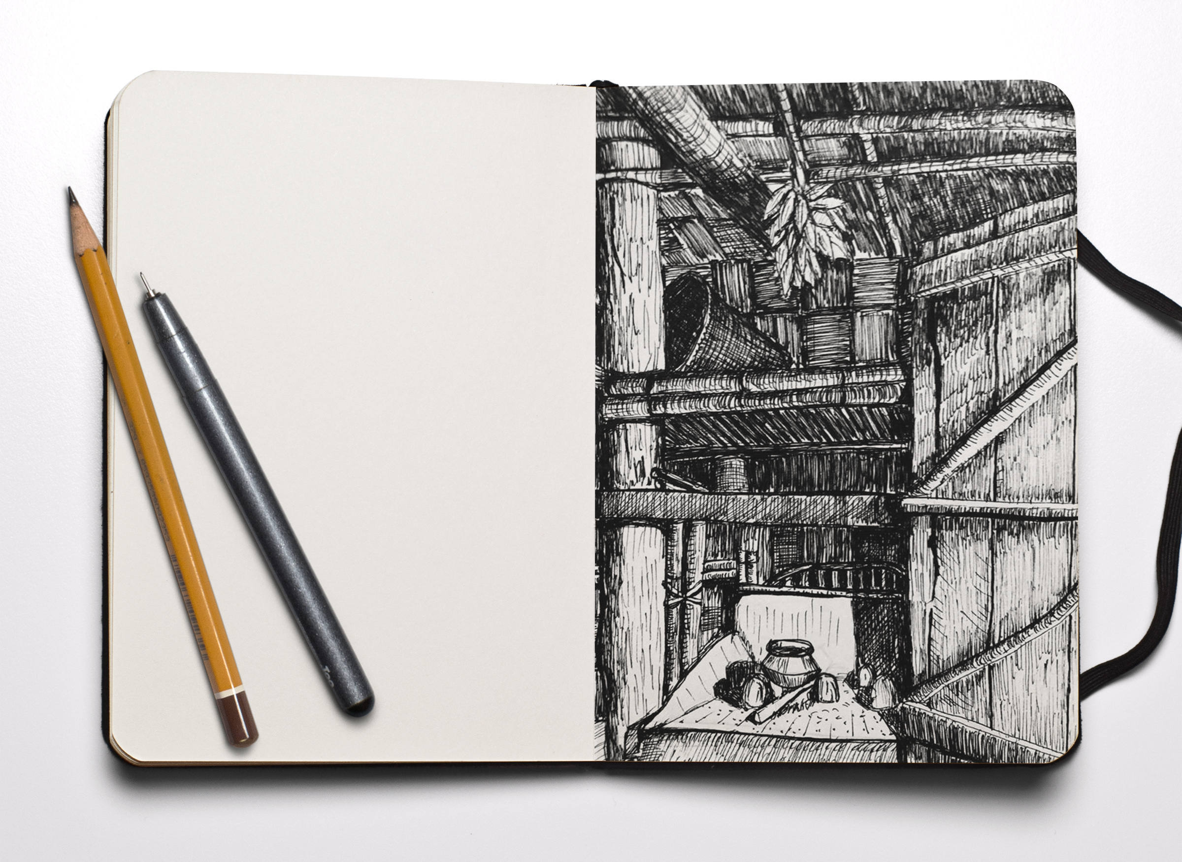 Environmental Sketch 2d 2d asset environment art sketch