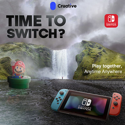 Nintendo Switch Creative Ad graphic design