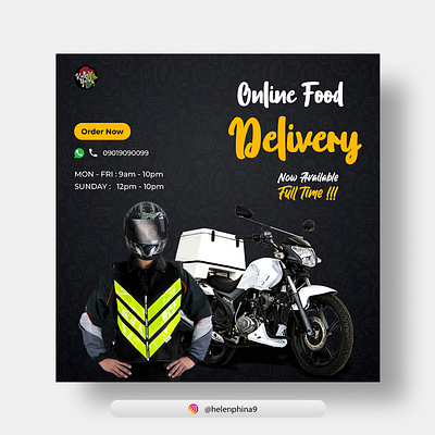 Social Media Content Design creative creativity delivery design food graphic design productive resturants social media social media content