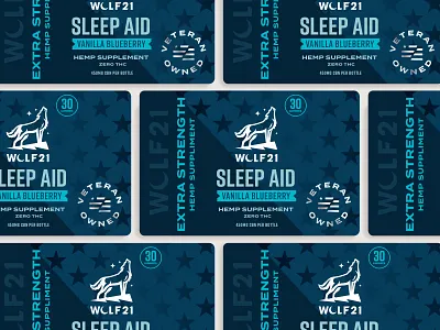 Wolf 21 | Label Design badge design brand design brand identity branding graphic design label design packaging packaging design print supplement packaging type typography veteran owned wolf