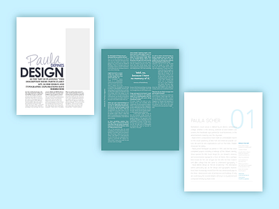 Magazine Layouts: InDesign design for publication indesign print print design publication typography typography for print
