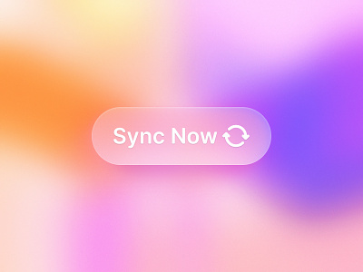 Sync button button gradient ui