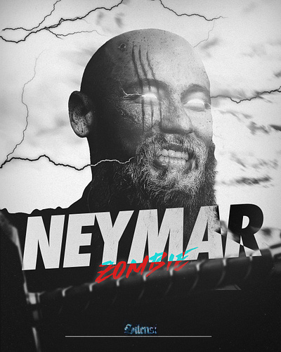 Zombie Neymar Concept concept football graphic design manipulation neymar photoshop zombie