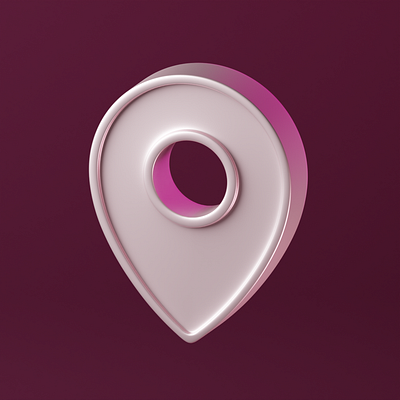 location 3D icon 3d 3d design 3d modeling blender graphic design icon design location icon