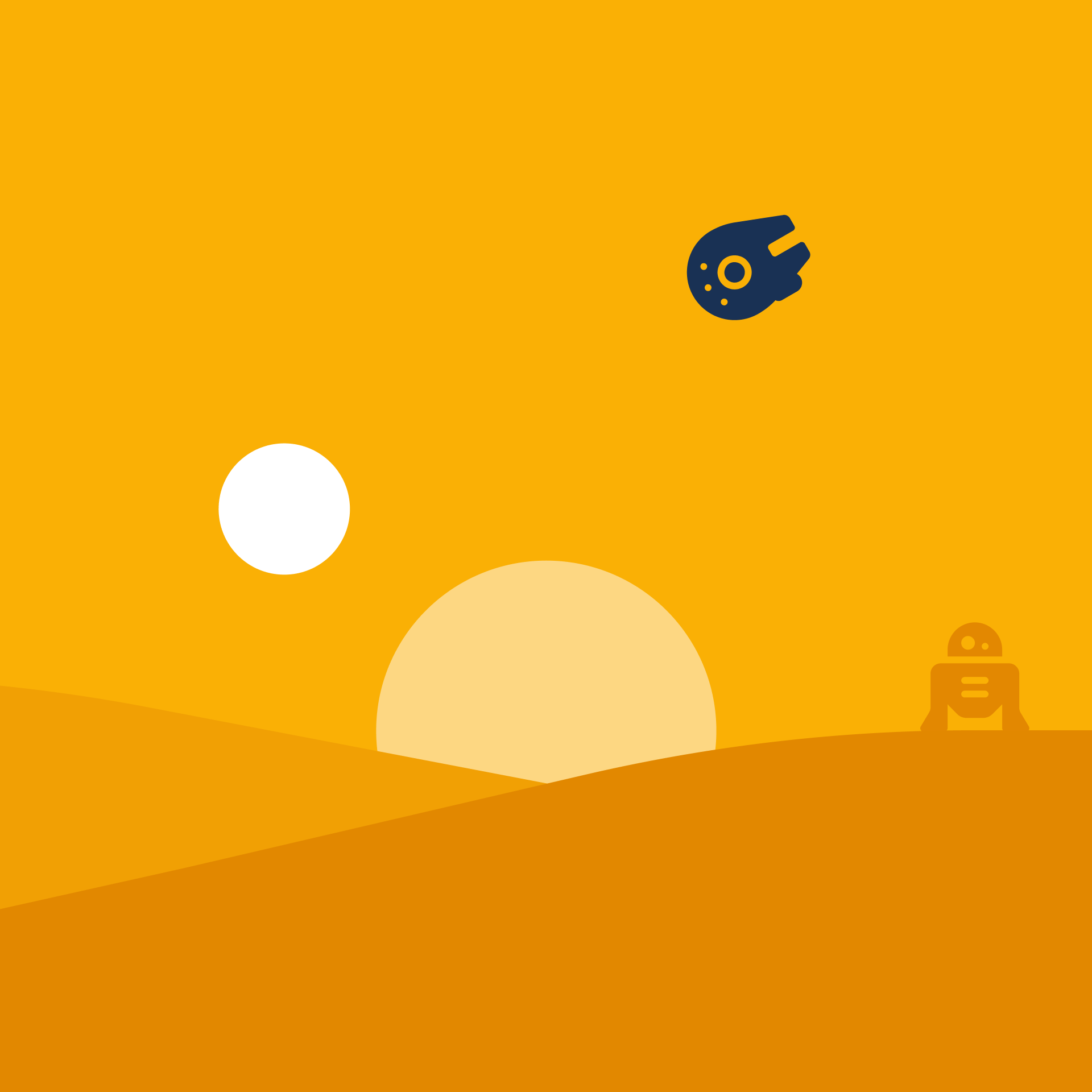 Star Wars Planets font awesome icons illustration landscape planet star wars wallpaper