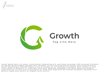 Growth-Logo Design(Unused) app logo brand identity branding creative logo design gradient logo graphic design growth logo icon illustration logo minimal logo modern logo nature