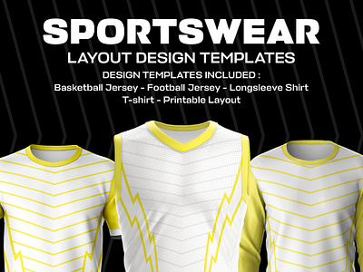 LIGHTNING JERSEY TEMPLATE DESIGN print