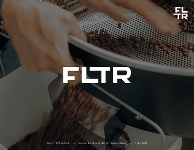 FLTR coffee | Visual identity adobe photoshop app branding business card cafe card clean coffee coffee brand design illustration logo logo design ui visual identity