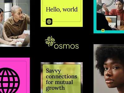 OSMOS brand identity branding culture design graphic design identity logo osmos vector