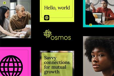 OSMOS brand identity branding culture design graphic design identity logo osmos vector