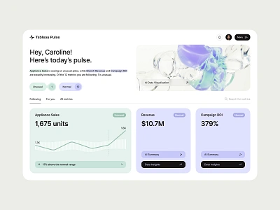 AI Data Analytics and Visualisation Dashboard by Syncrely 3d visual abstract 3d admin admin interface admin ui ai ai 3d dashboard dashboard design dashboard web data analytics data visualisation design profile ui stats ui ui design user user dashboard web