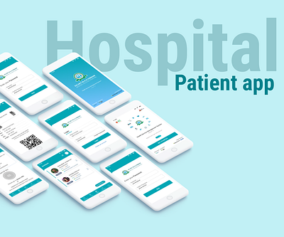 Hospital Patient App app ui hospital patient app uiux design