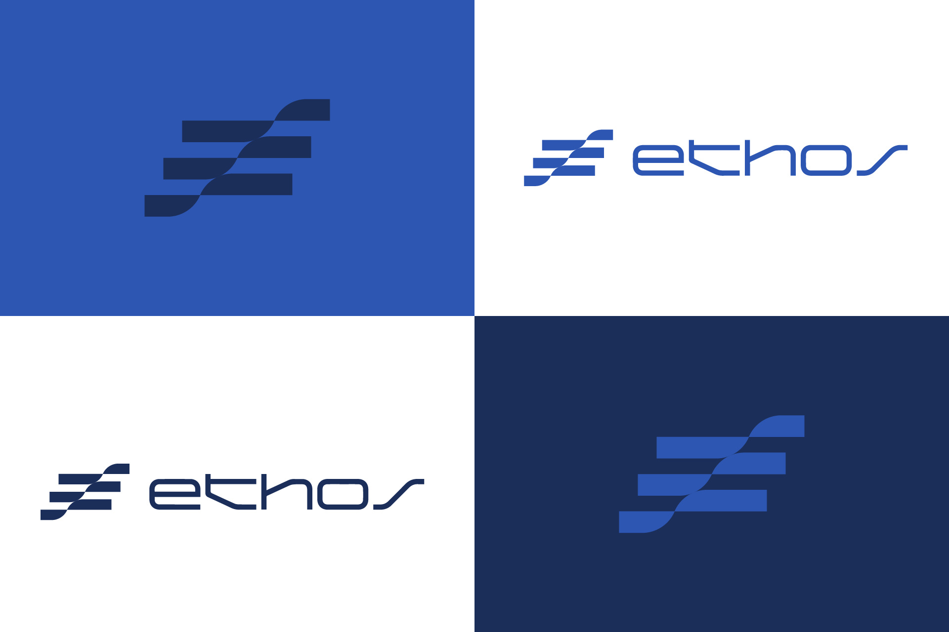 Ethos Visual Identity by Bill Pappas on Dribbble