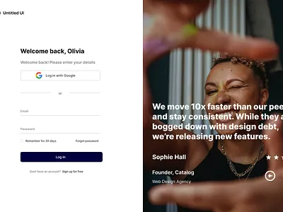 Daily UI #001 Sign up page dailyui