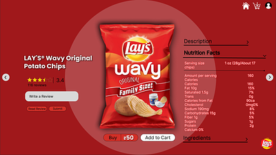 Lay's Commercial Web Site animation branding logo ui
