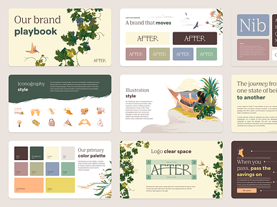 After Brand Guide book booklet brand brand book brand designer brand guide branding consumer icon icons illustration logo modern saas style guide tech texture