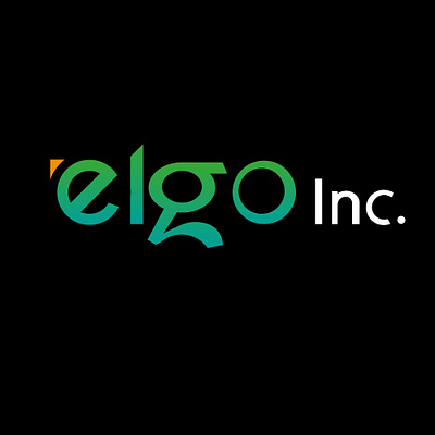 ELGO INC | LOGO DESIGN brandidentity branding design graphic design illustration logo vector