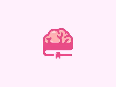 BrainyBook brand branding identity illustration logo