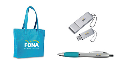 Branding for Fona Dental (Company of Sirona) reklamne predmety