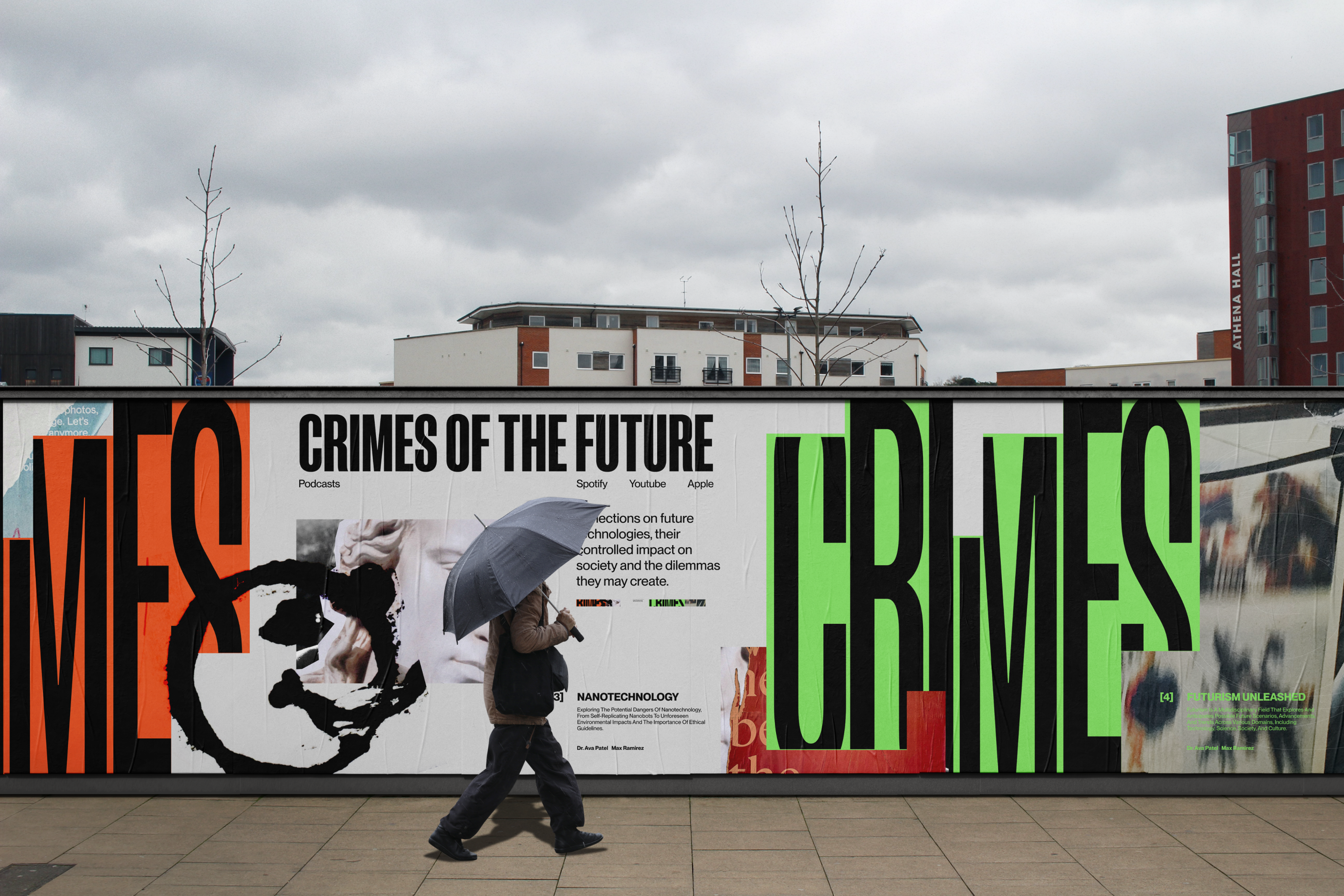 Crimes of the Future | Brand Identity agency animation brand identity branding design graphic design identity logo motion graphics podcast typography