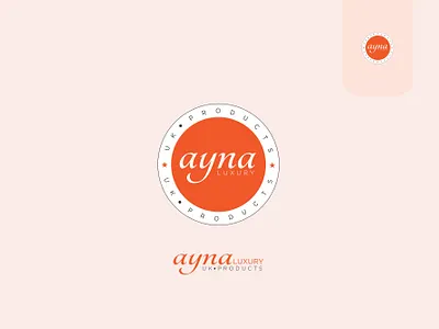 Ayna Luxury Products & Ayna Boutique Logo Design agency brand identity brandign branding circle logo clean cloth logo creative design fashion logo free logo graphic design logo logo design logo designs minimal logo monogram product logo shop logo simlpe logo text logo