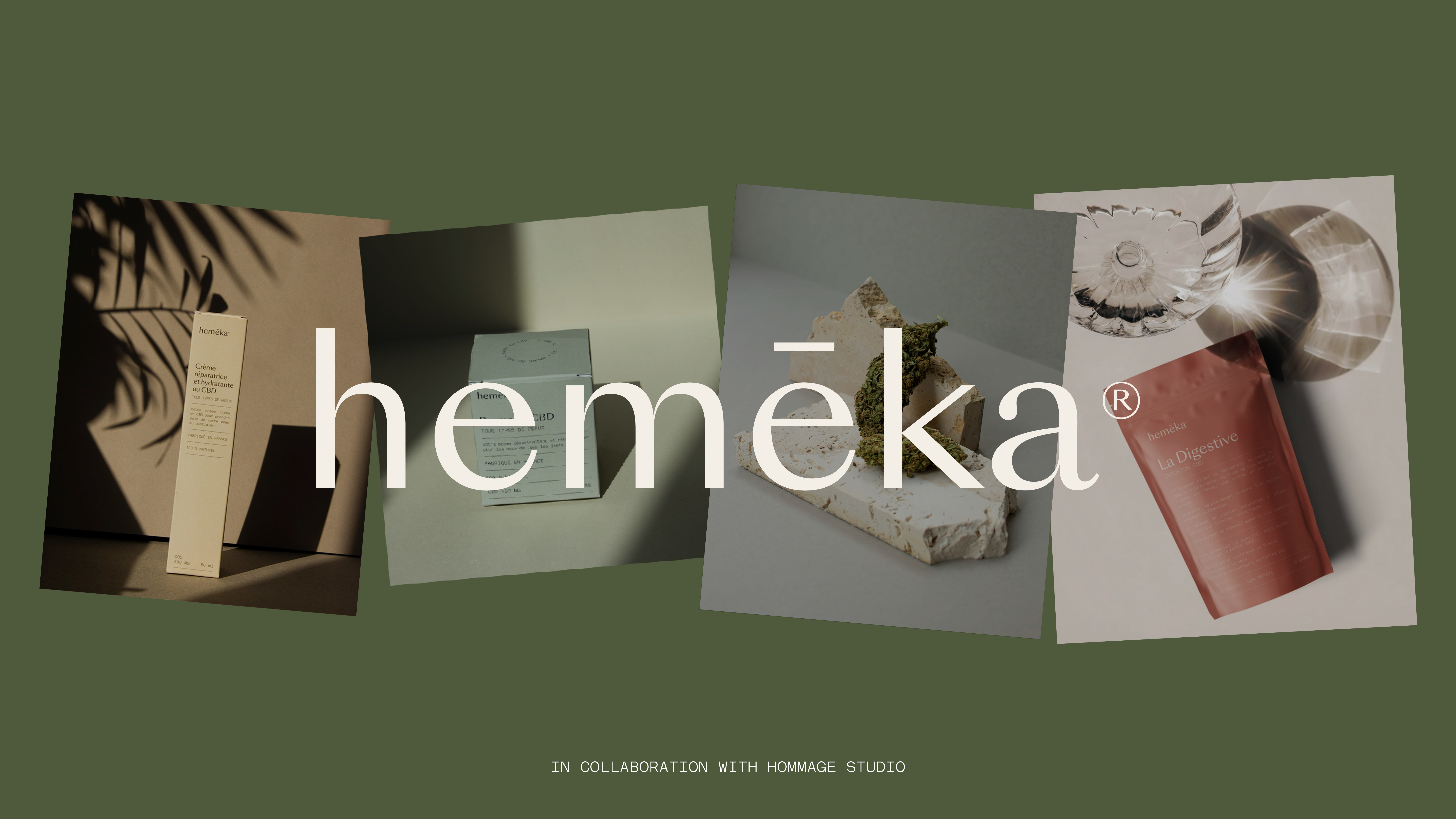 hemēka cbd graphic design packaging photography social media