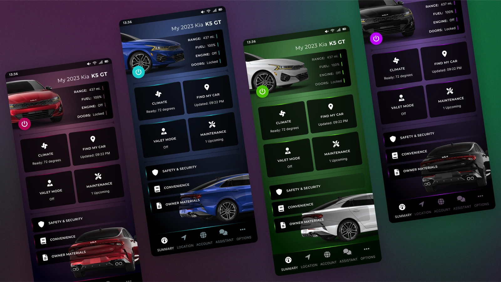 Mobile app Design Kia App UI Design branding graphic design logo mobile app mobile app design motion graphics ui