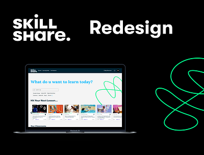 Skillshare Redesign - Classrooms design figma flow redesign redesign ui ux web design
