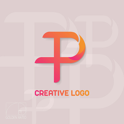 p&d colorful brand letter logo 3d 3d logo brand logo company brand name company icon corporate logo creative logo graphics design identify logo letter logo logo pd logo