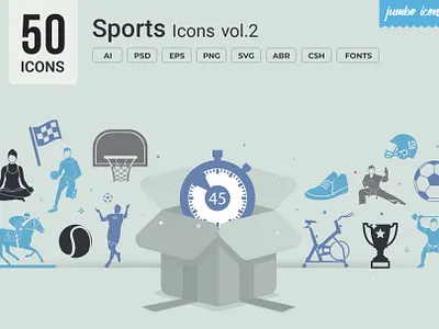 Sports Glyph Icons V2 design graphics readytouse vector