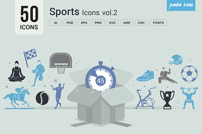 Sports Glyph Icons V2 design graphics readytouse vector