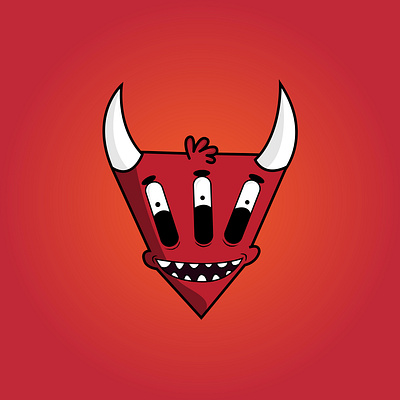 Red Devil adobe ilustrator animation design devil icon illustration logo mascot red vector