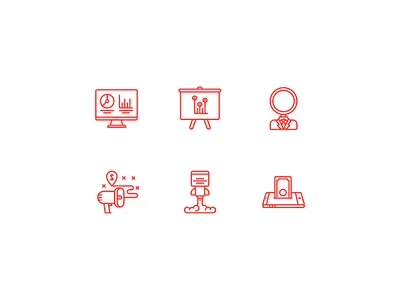 Set de íconos graphic design icon set